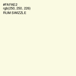 #FAFAE2 - Rum Swizzle Color Image
